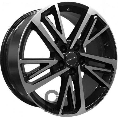 Khomen KHW 1815 8x18 5*112 ET39 DIA66.6 Black-FP Литой