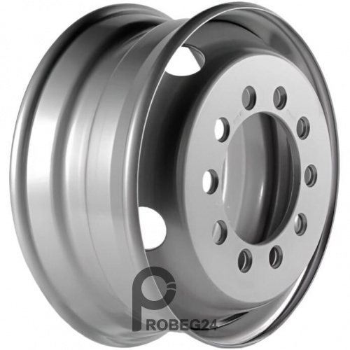 Asterro 10/225/176/140 7.5x19.5 10*225 ET140 DIA176 Silver Штампованный