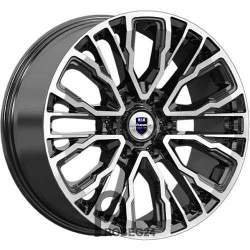 K&K Кортес 8.5x19 6*139.7 ET30 DIA106.1 Алмаз черный Литой
