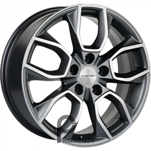 Khomen KHW 1713 7x17 5*114.3 ET53 DIA67.1 Gray-FP Литой