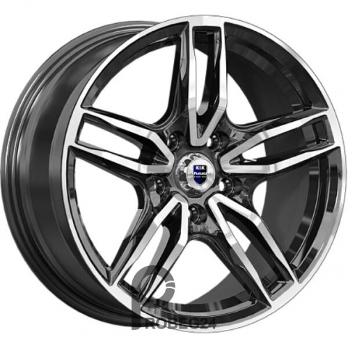 K&K Бартон 8x17 5*120 ET30 DIA72.6 Алмаз черный Литой