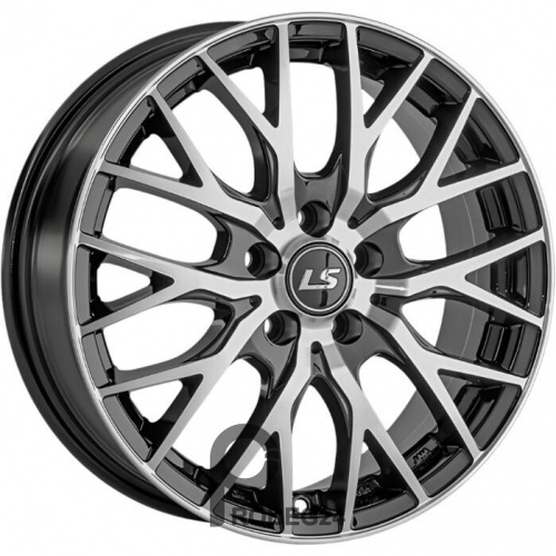 LS 1369 6.5x16 5*100 ET38 DIA57.1 BKF Литой