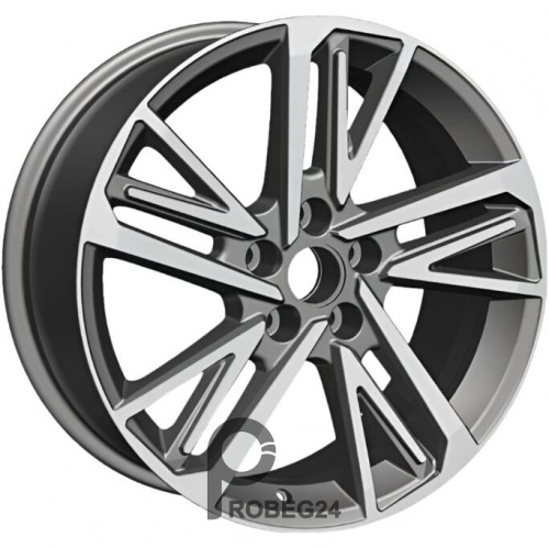 Khomen KHW 1815 8x18 5*114.3 ET45 DIA60.1 Gray-FP Литой