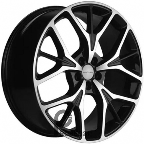 Khomen KHW 2012 8x20 5*108 ET45 DIA65.1 Black-FP Литой