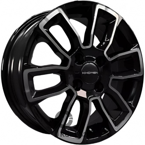 Khomen KHW 1406 5.5x14 4*98 ET35 DIA58.6 Black-FP Литой