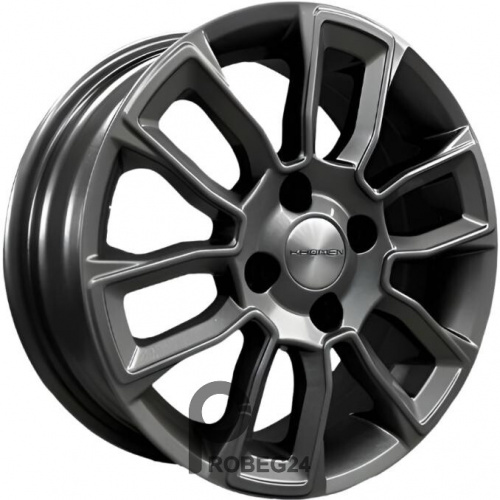 Khomen KHW 1406 5.5x14 4*98 ET35 DIA58.6 Gray Литой