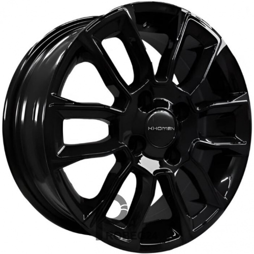 Khomen KHW 1406 5.5x14 4*100 ET43 DIA67.1 Black Литой