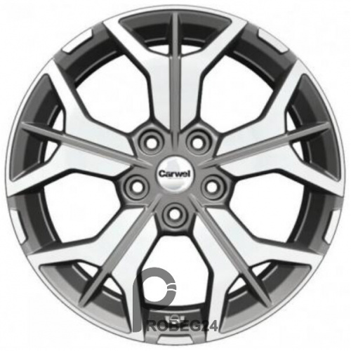 Carwel Виви 6.5x17 5*114.3 ET37 DIA66.6 SB Литой