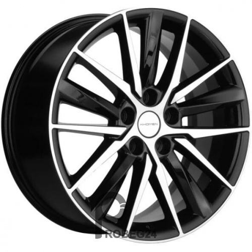 Khomen KHW 1807 8x18 5*114.3 ET53 DIA54.1 Black-FP Литой