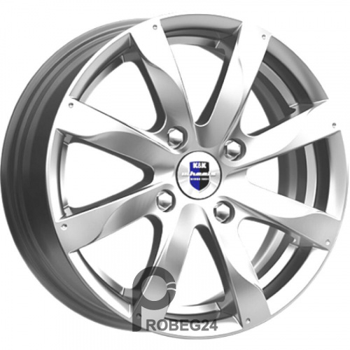 K&K Джемини 6x15 4*100 ET48 DIA60.1 Сильвер Литой