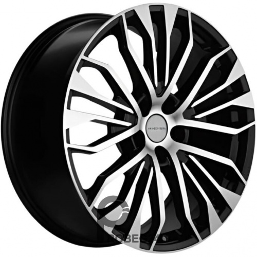Khomen KHW 2009 8.5x20 5*112 ET33 DIA66.6 Black-FP Литой