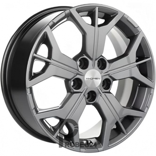 Khomen KHW 1715 7x17 5*114.3 ET45 DIA66.1 Gray Литой