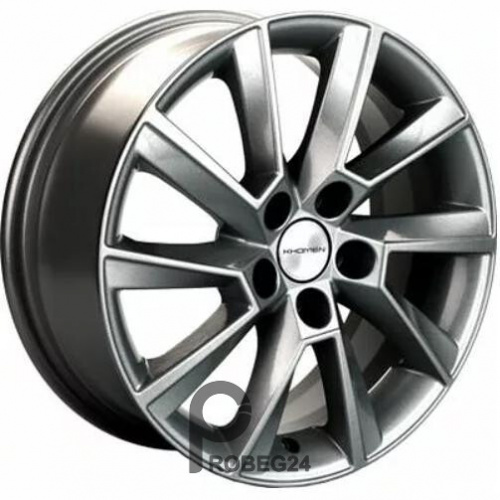 Khomen KHW 1507 6x15 5*105 ET39 DIA56.6 Gray-FP Литой