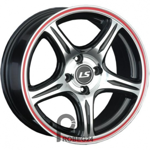 LS 319 6.5x15 5*105 ET39 DIA56.6 BKFRL Литой