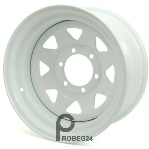 Off Road Wheels A17 8x17 6*139.7 ET10 DIA110.1 White Штампованный