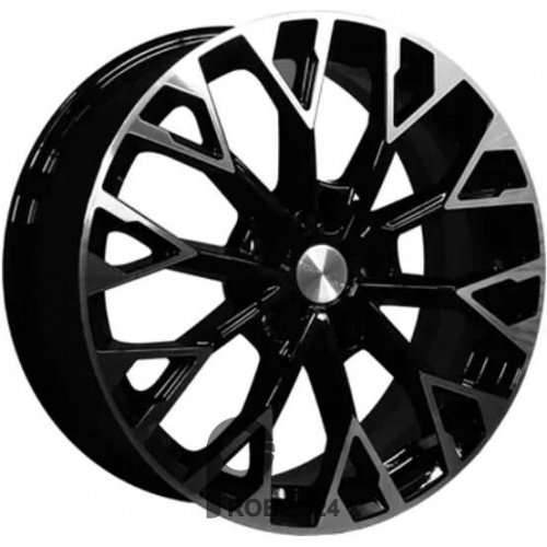 Khomen KHW 1718 7x17 5*114.3 ET50 DIA67.1 Black-FP Литой