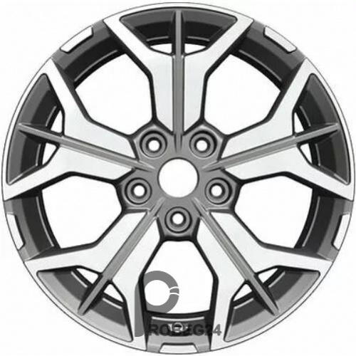 Khomen KHW 1715 7x17 5*114.3 ET45 DIA66.1 Gray-FP Литой