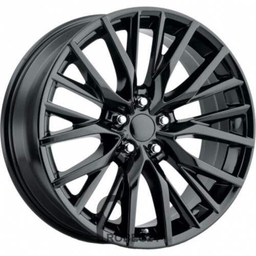 Replica FR LX272 8x20 5*114.3 ET30 DIA60.1 Black Литой