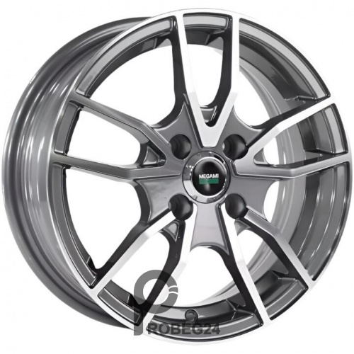Megami MGM-20 6x15 5*100 ET38 DIA57.1 GMF Литой