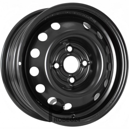 Евразиа Тапо 64A45R 6x15 4*100 ET45 DIA54.1 Black Штампованный