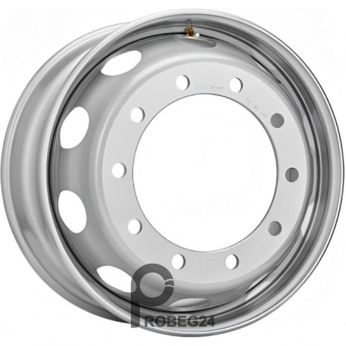 Accuride RZB36606OE 11.75x22.5 10*335 ET0 DIA281 Silver Штампованный