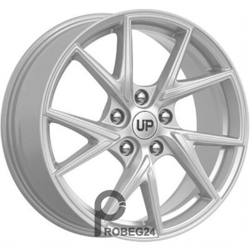 Wheels UP UP105 7x17 5*114.3 ET45 DIA67.1 Silver Classic Литой