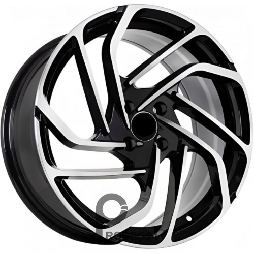 FF FBX104 7x16 4*100 ET35 DIA73.1 Black Machined Face Литой