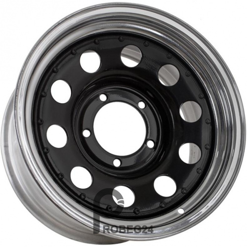 Grizzly SW04 7x15 5*139.7 ET-5 DIA108.6 Black Inner + Chrome Outer Rim Литой