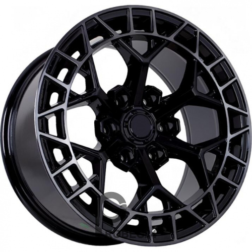 FF Q2006 9x18 6*139.7 ET20 DIA110.1 Gloss Black Tinted Литой