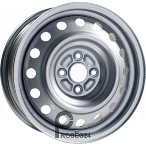 Trebl 5990 5.5x14 4*108 ET34 DIA65.1 Silver Штампованный