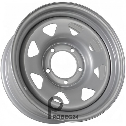 Grizzly SW01 7x16 5*139.7 ET-5 DIA108.6 Silver Штампованный
