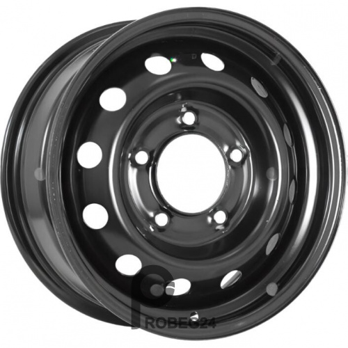 ТЗСК Chevrolet Niva 6x15 5*139.7 ET40 DIA98.6 Black Штампованный