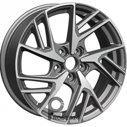 Khomen KHW 1722 6.5x17 5*114.3 ET45 DIA54.1 Gray-FP Литой