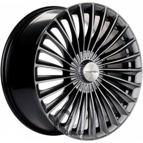Khomen KHW 2008 8.5x20 5*112 ET48 DIA66.6 Dark Chrome Литой