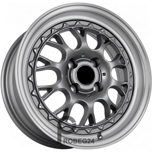 FF SH7007 6.5x15 4*100 ET35 DIA73.1 Matt Dark Gunmetal Lip Polish Литой