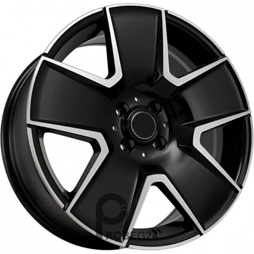 Kipardo KF61 7.5x17 4*98 ET28 DIA58.6 Gloss Black Machined Face Литой