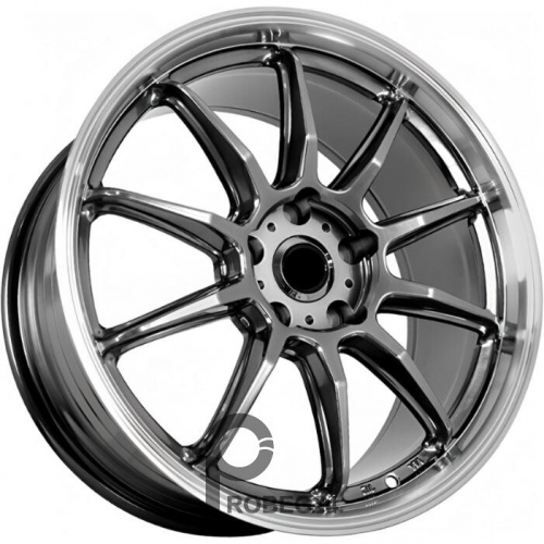 FF SH7032 8.5x18 5*100 ET40 DIA73.1 Hyper Black Lip Polish Литой