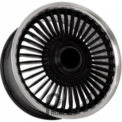 FF REW026 7.5x17 5*114.3 ET35 DIA73.1 Black Machined Lip Литой