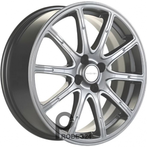 Khomen KHW 1707 6.5x17 4*100 ET43 DIA60.1 G-Silver Литой