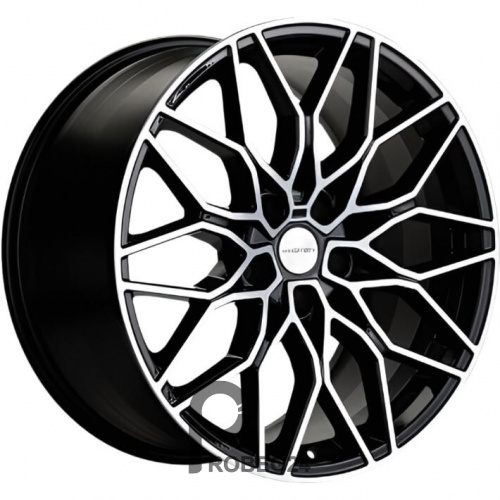 Khomen KHW 1902 8.5x19 5*108 ET48 DIA60.1 Black-FP Литой
