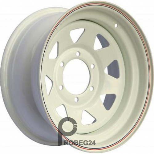Off Road Wheels Toyota 8x17 5*150 ET25 DIA110.1 White Штампованный