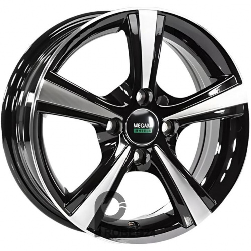 Megami MGM-10 5.5x14 4*98 ET35 DIA58.6 BKF Литой