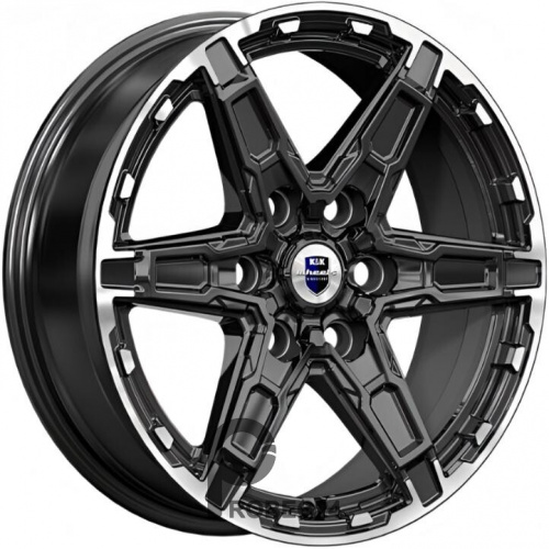 K&K Дистрикт 8x18 6*139.7 ET30 DIA106.1 Черный бриллиант Литой