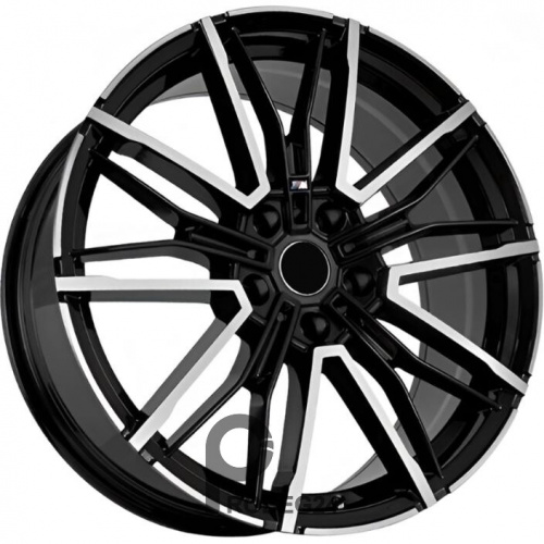 FF FBX358 8x19 5*120 ET30 DIA72.6 Black Machined Face Литой