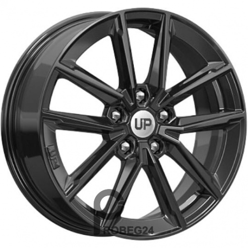 Wheels UP UP104 6.5x17 5*114.3 ET50 DIA64.1 New Black Литой