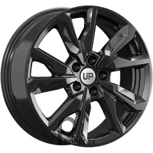 WUP UP114 7x17 5*108 ET33 DIA60.1 New Black Литой