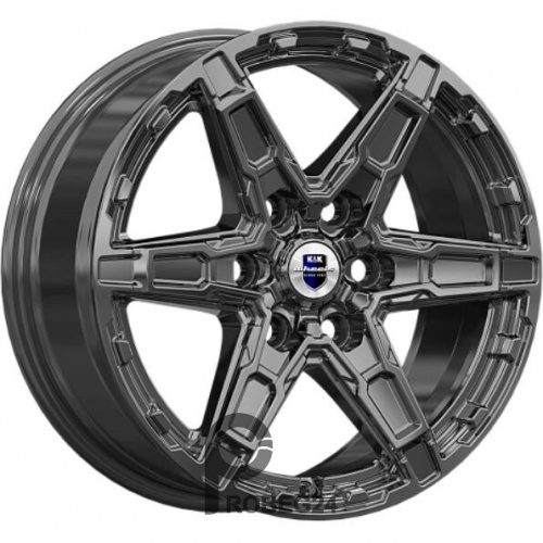 K&K Дистрикт 8x18 6*114.3 ET25 DIA66.1 Черный Литой