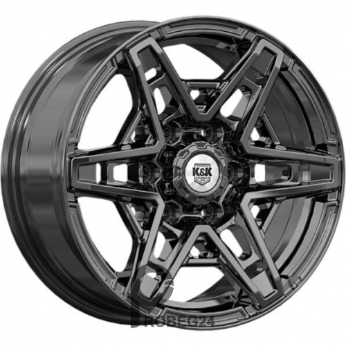 K&K Блэкберн 8x17 6*139.7 ET36 DIA67.1 Черный Литой