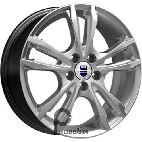 K&K Samara 6x16 4*108 ET47.5 DIA63.3 Elite silver Литой