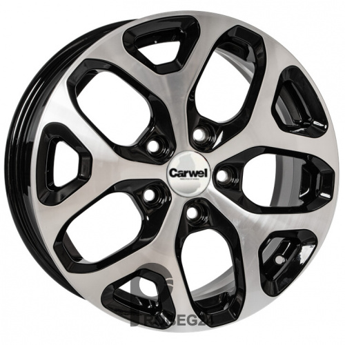 Carwel Аль 6.5x16 5*114.3 ET45 DIA60.1 AB Литой